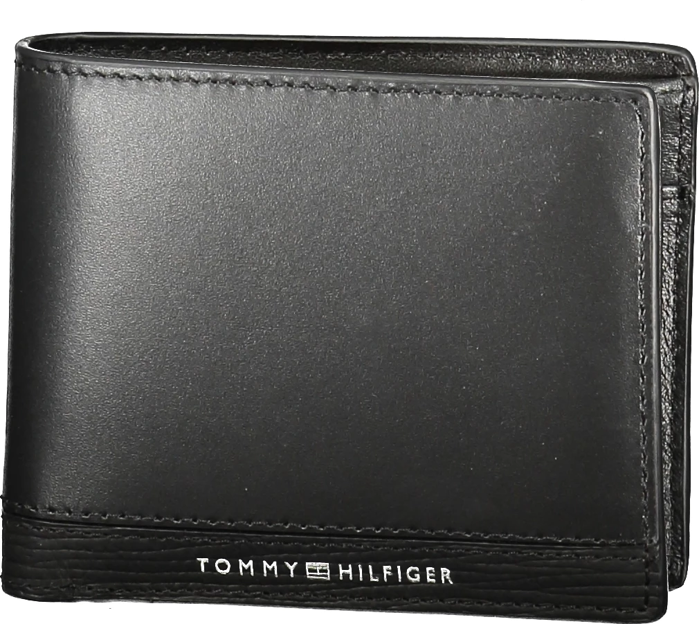 Portofol për meshkuj TOMMY HILFIGER, i zi