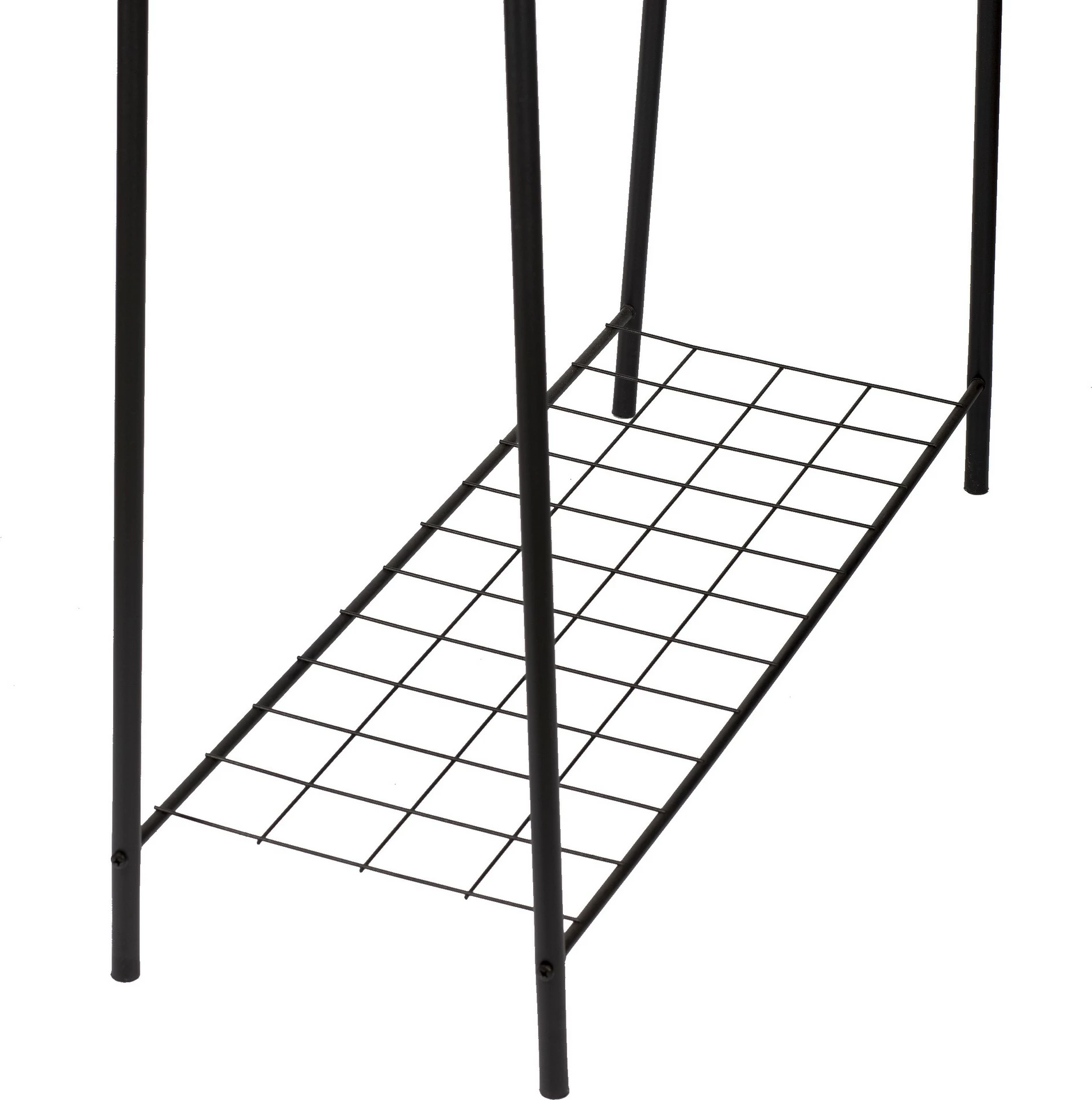 Varëse rrobash Skye Decor, ngjyrë e zezë, Riley