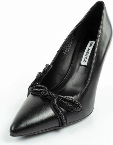 Këpucë me taka për femra Karl Lagerfeld, të zeza