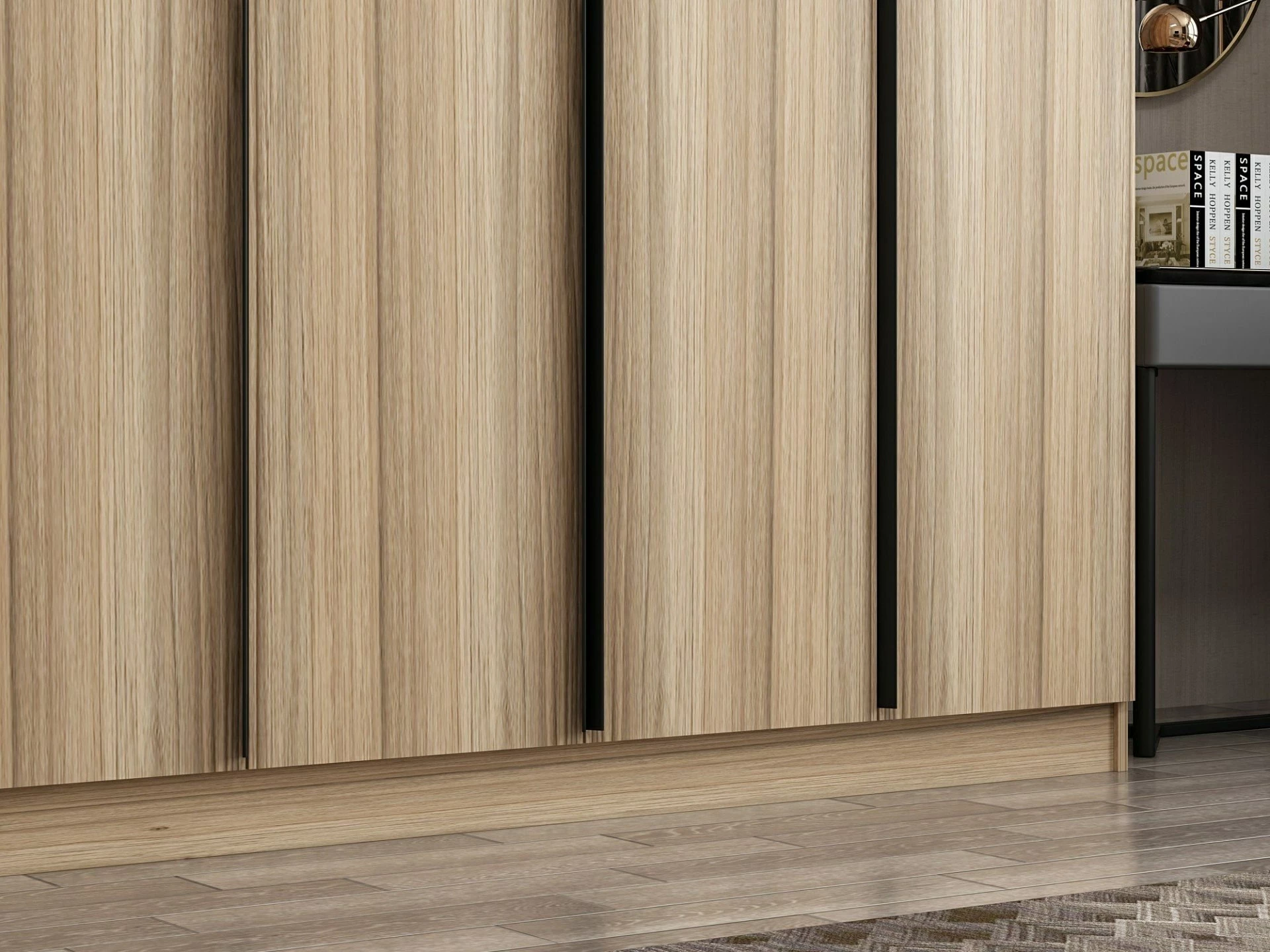 Dollap për dhomë gjumi, ngjyrë lisi, Skye Decor Kale Plus - 7799