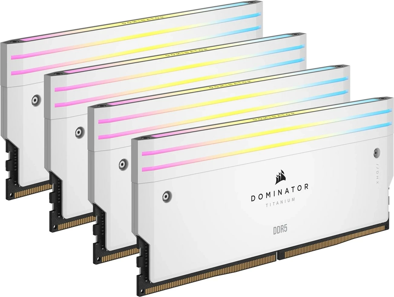 RAM Memorje Corsair Dominator Titanium CMP64GX5M4B6000C36W, 64 GB (4x16 GB), DDR5, 6000 MHz, Bardhë