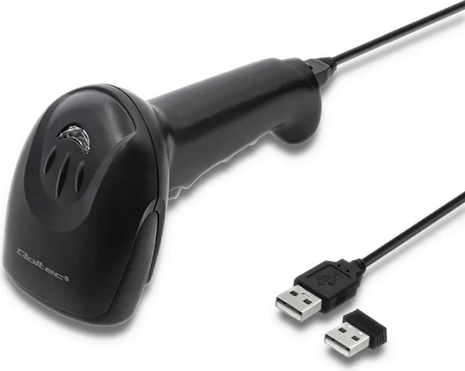 Qoltec 50868 Skaner lazer pa tela 1D | 2D | E zezë