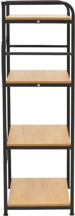 Raft dyshemeje Depo metal i zi-MDF ngjyrë lisi 60x40x120cm