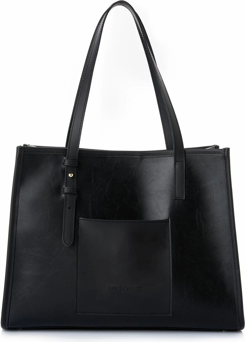 Çantë shpatull për femra, ngjyrë e zezë, Vince Camuto Piacenza