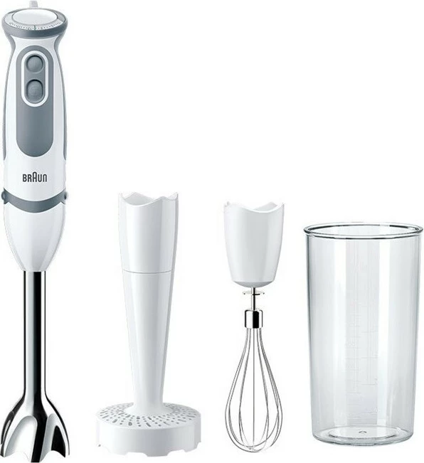 Blender dore Braun MultiQuick 5 MQ 5207 WH, 1000W, 21 shpejtësi, gri/bardhë