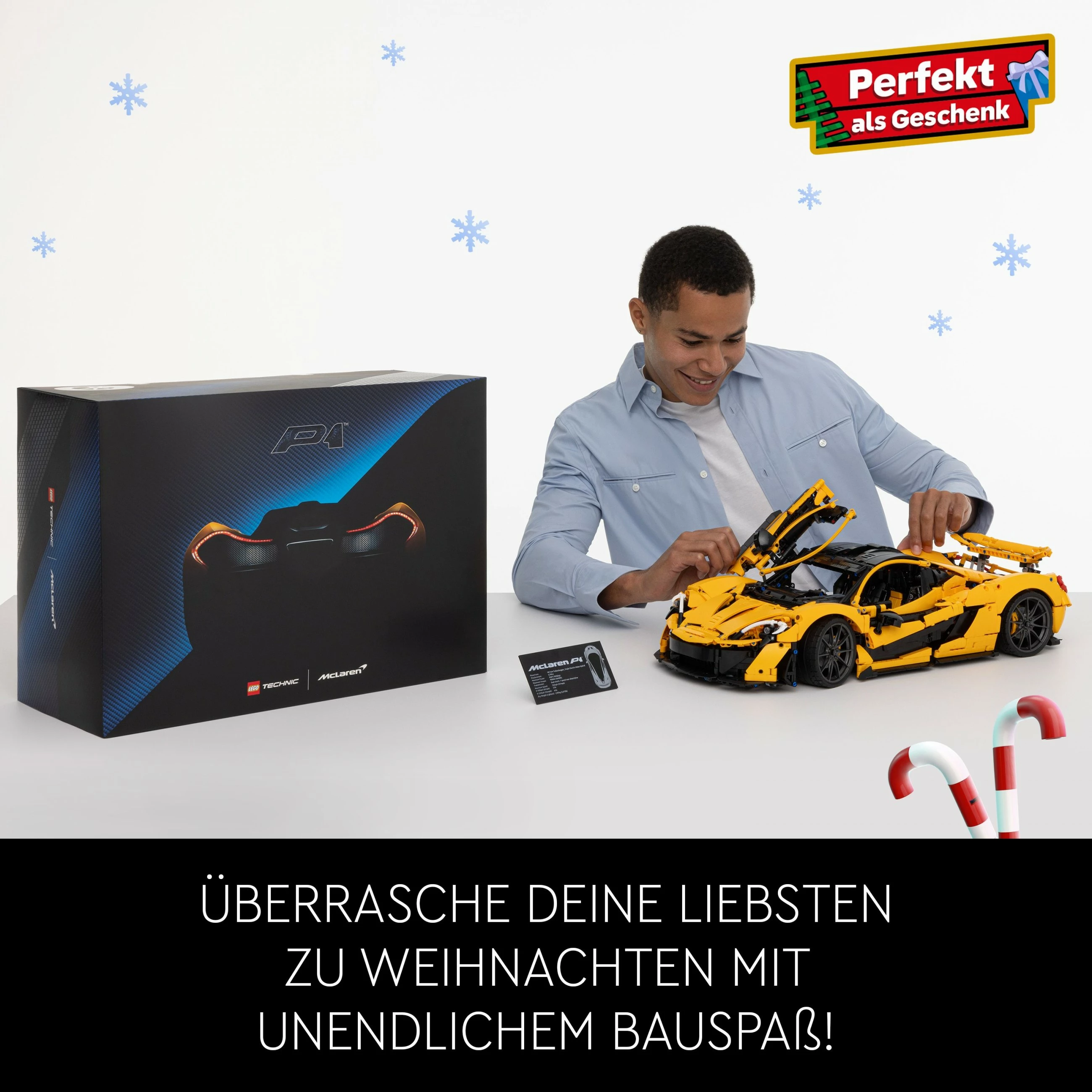 Set ndërtimi LEGO McLaren P1, 3893 pjesë, shumëngjyrësh