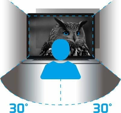 Filtër privatësie Natec RODO OWL NFP-1477 23.8" 16:9, transparent