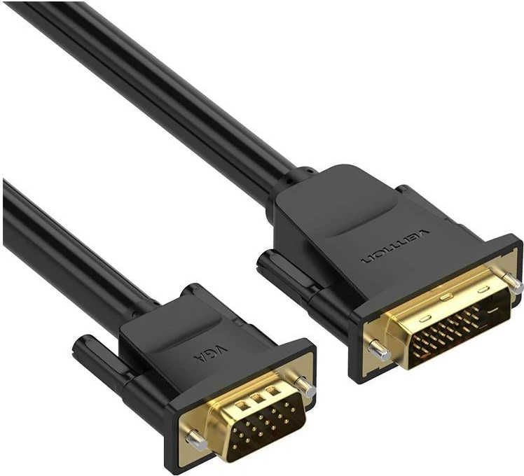 Kabel Vention DVI-D në VGA 1.5m, i zi