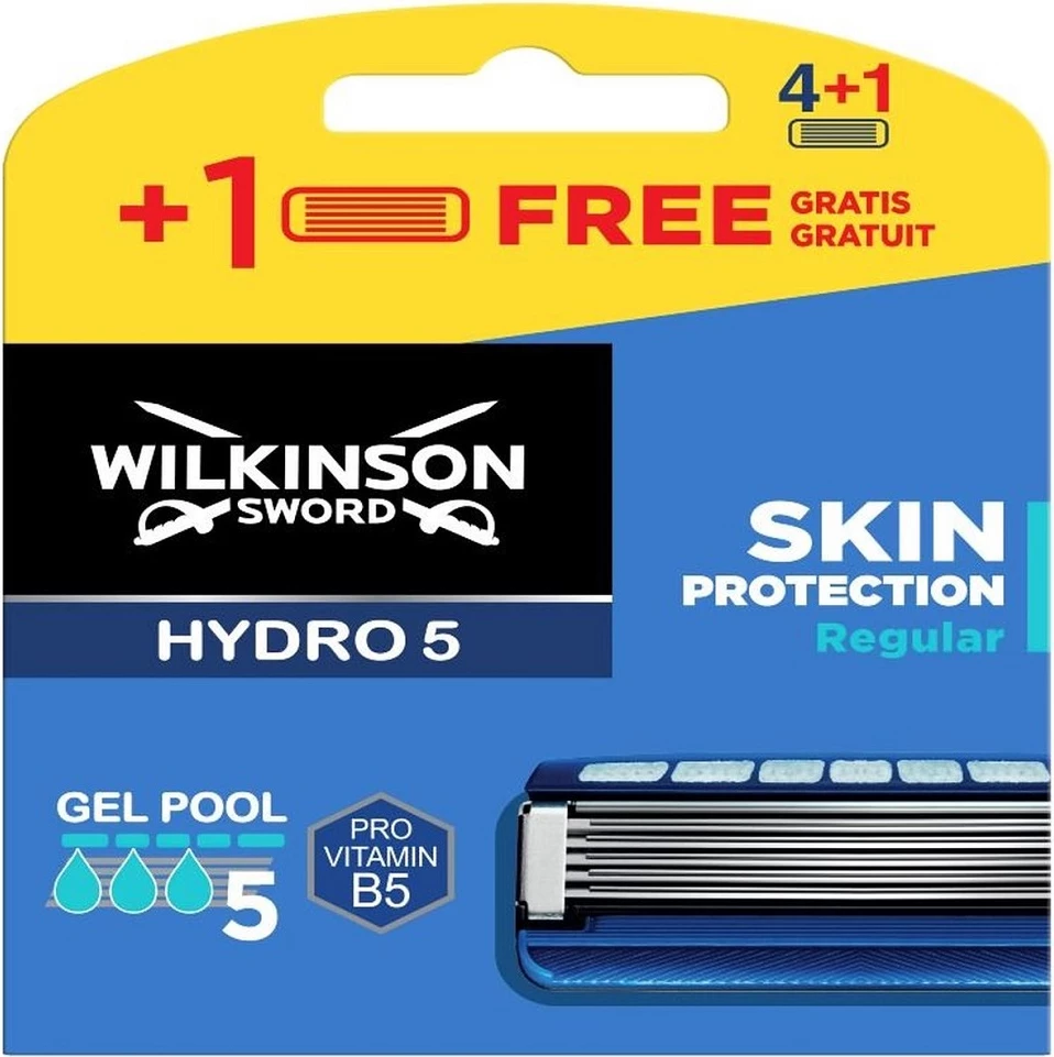 Tehe rezervë për brisk Wilkinson Hydro 5 Skin Protection Regular për meshkuj, 5 copë