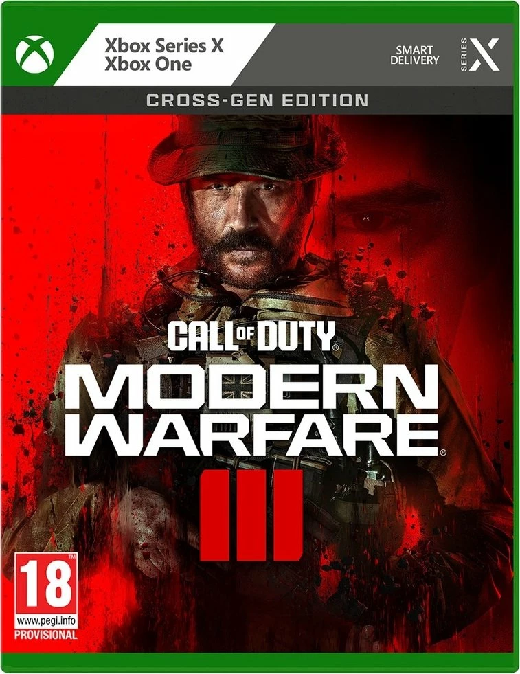 Lojë Xbox, Activision Blizzard, Call of Duty: Modern Warfare III, Cross-Gen Edition, Xbox Series X|S & Xbox One, PEGI 18