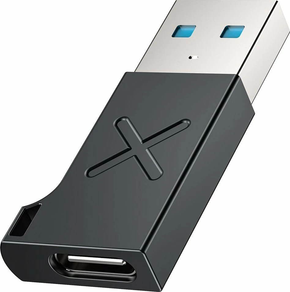 Adapter USB-A në USB-C Unitek A1049ABK01 10Gbps USB 3.2 Gen 2, i zi