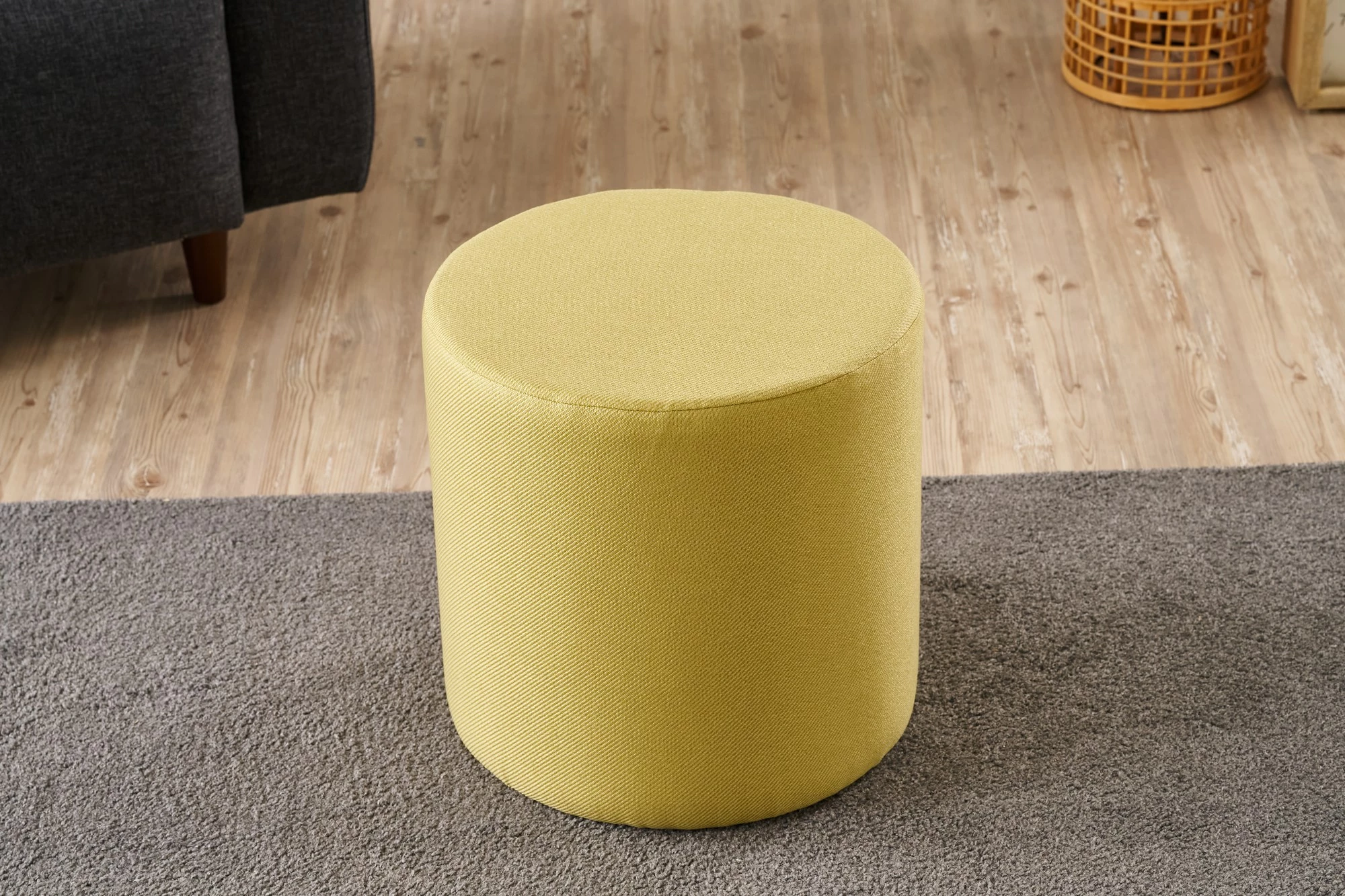 Puf Atelier del Sofa, Bitez, e verdhë, 40x40cm