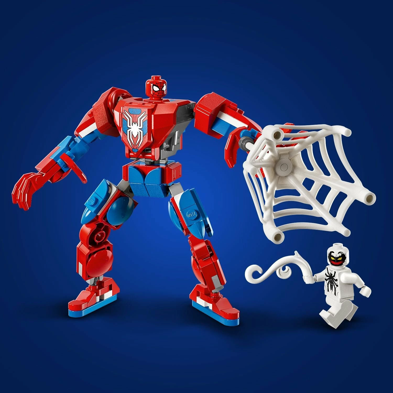 Set ndërtimi LEGO Marvel Mech Spider-Man vs. Anti-Venom 76308, 107 pjesë, 6+