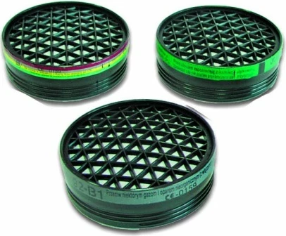 Filter (absorber) për gjysmëmaskë PROLINE EURMASK 46055, A1/B1/E1/P1, ABEK, klasa 2