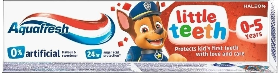 Pastë dhëmbësh për fëmijë Aquafresh Little Teeth Paw Patrol 50ml