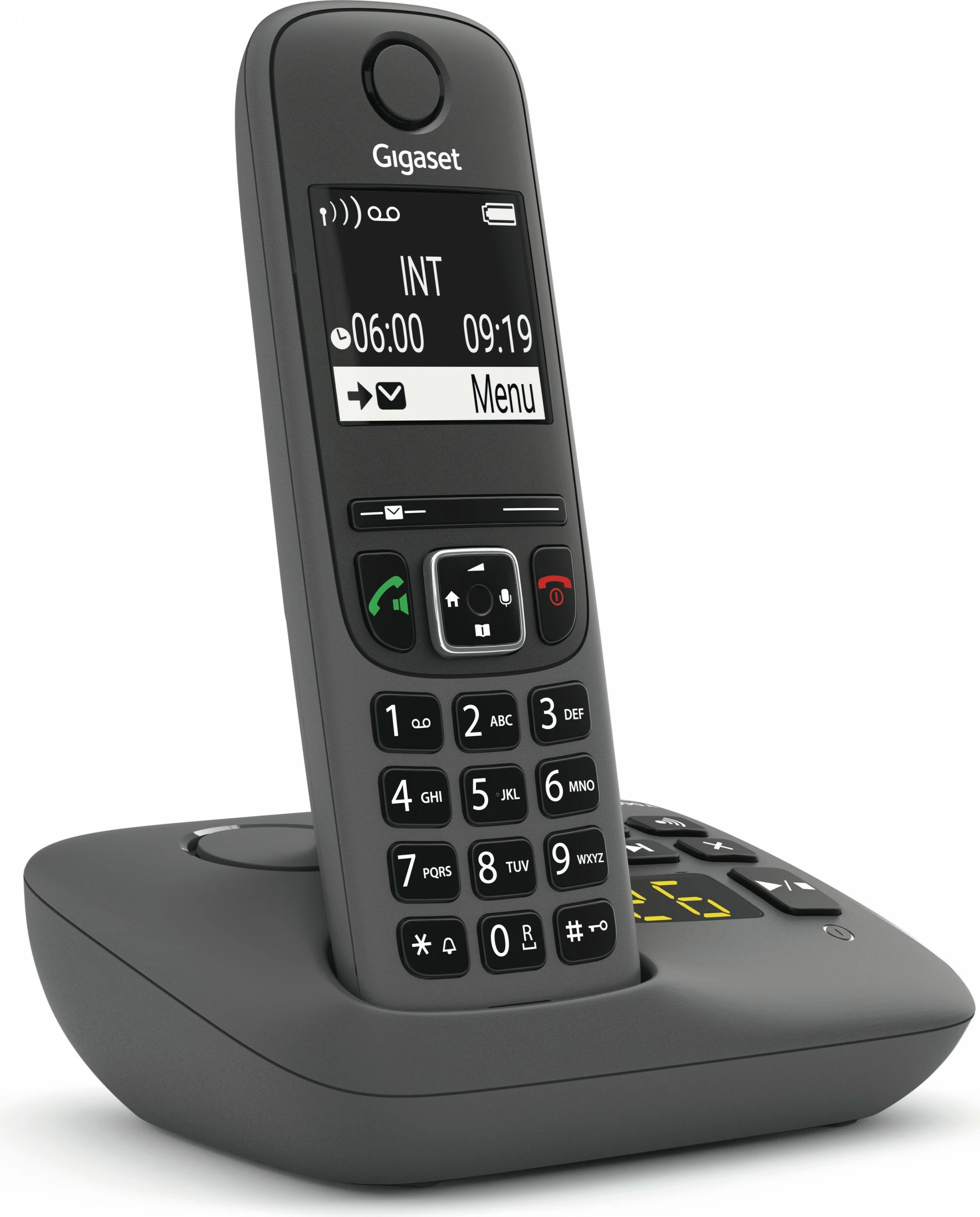 Telefon Gigaset AE690A, Analog/DECT, Dorezë pa tel, Anthracite