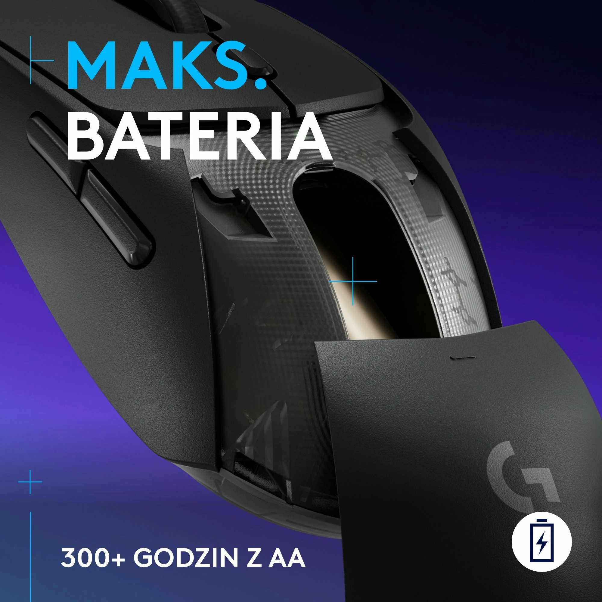 Maus wireless gaming Logitech G309 LIGHTSPEED (910-007199) HERO 25K 25600 DPI, i zi