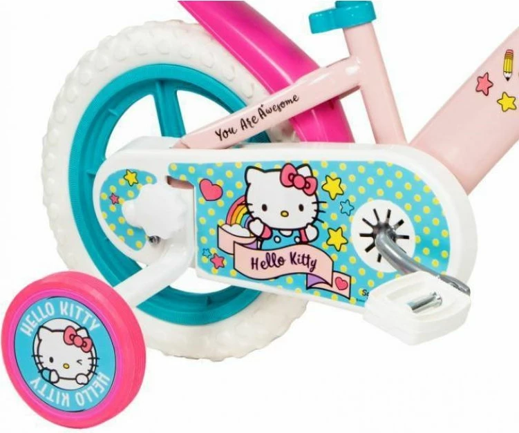 Bicikletë për fëmijë Toimsa, për vajza, e gjelbër dhe rozë