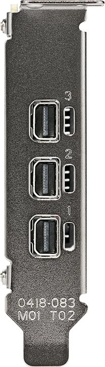 Kartelë grafike PNY T400, 4 GB, GDDR6, PCI Express x16 3.0, e zezë