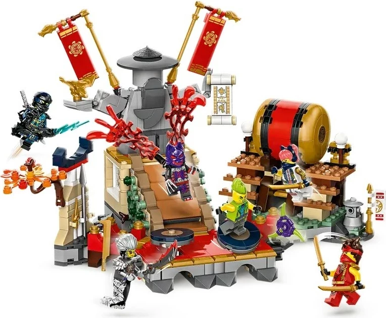 Set LEGO NINJAGO Tournament Battle Arena 71818 me 6 minifigura