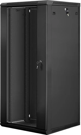 Kabineti RACK LANBERG WF01-6627-10B, me derë xhami