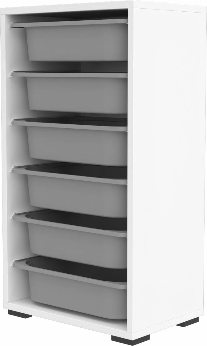 Dollap multifunksional Hanah Home, bronz 6N, i bardhë, gri