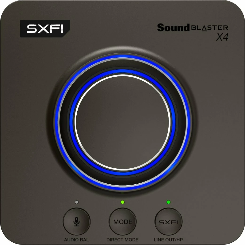 Kartelë zëri ekstern Creative Sound Blaster X4 (70SB181500000), USB-C, 7.1, 24-bit/192 kHz, 114 dB, e zezë