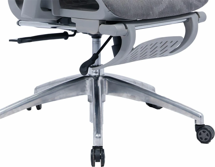 Karrige menaxheri për zyre me mbështetëse këmbësh Thelonius rrjetë gri