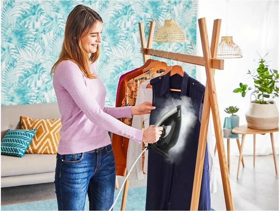 Hekur me avull Tefal Express Easy SV6140, 2400W, rezervuar 1.7L, i zi