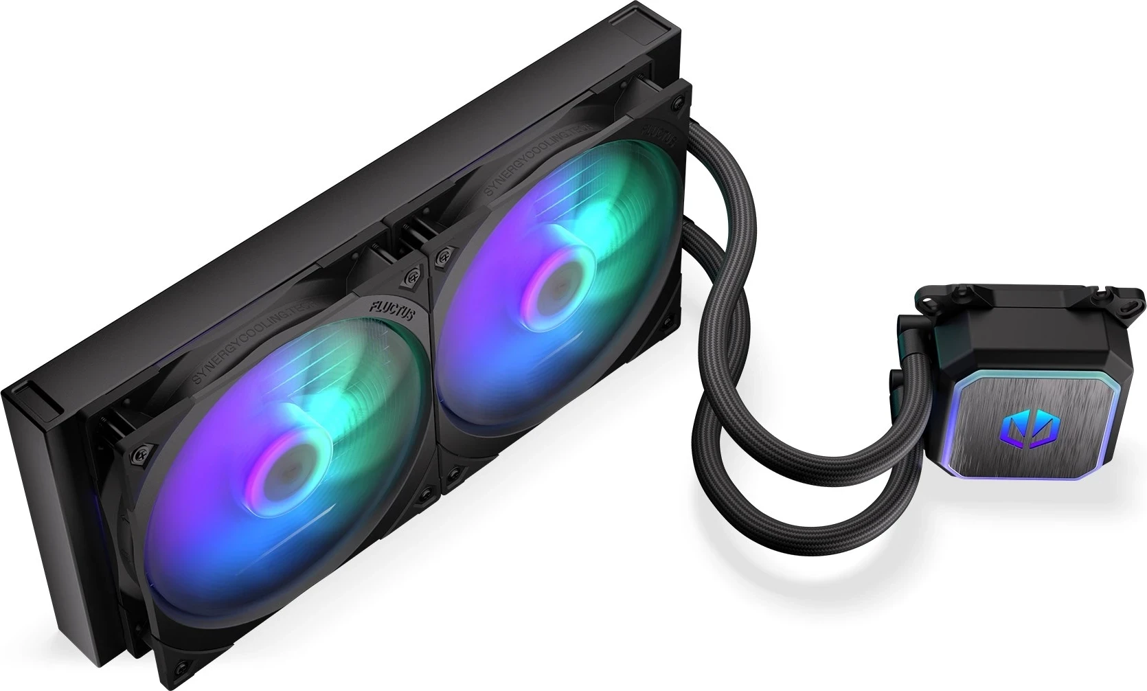 Kasë Kompjuterike me ftohës të lëngshëm ENDORFY Navis F280 ARGB, 14 cm, E zezë