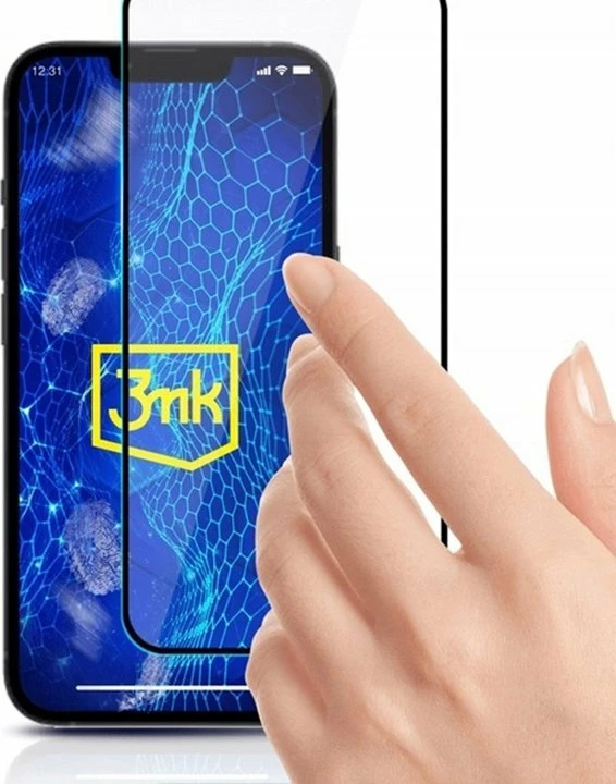 Xham mbrojtës 3MK HardGlass Max Lite për Samsung Galaxy M15 5G 0.3 mm 9H, i zi, 1 copë
