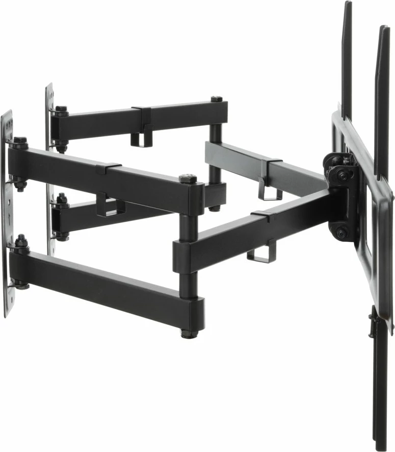 Mbajtës muri për TV ART RAMT AR-85, 32-70", metal, i zi, rregullim vertikal/horizontal, qoshe