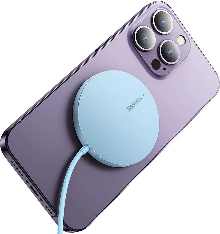 Karikues wireless magnetik Baseus Simple Mini 3, 15W, Kaltër