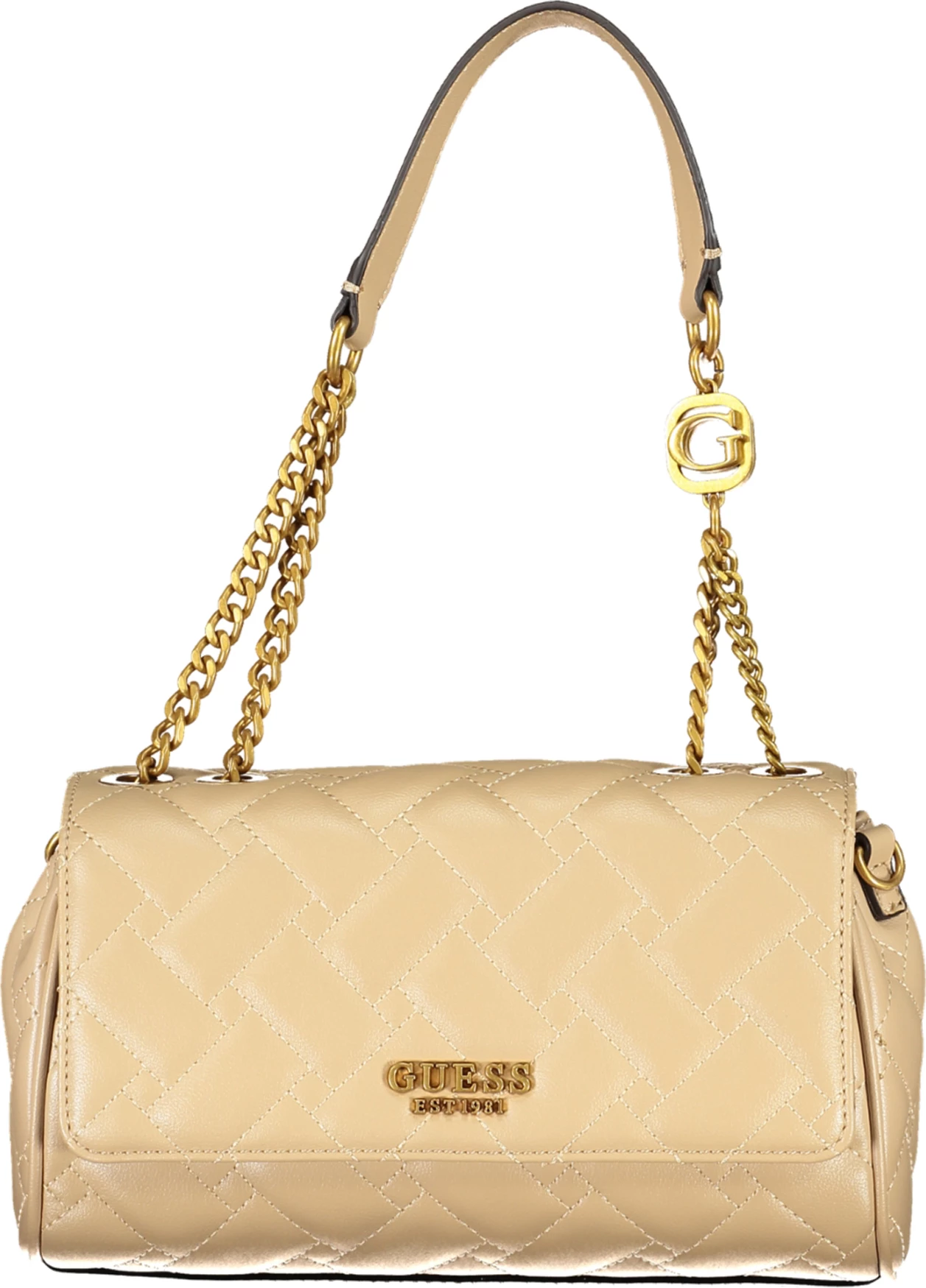 Çantë për femra GUESS JEANS Gracelynn, bezhë