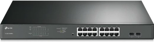 Switch TP-Link JetStream 16-Port Gigabit Easy Smart PoE/PoE+, Managed, Rack 1U