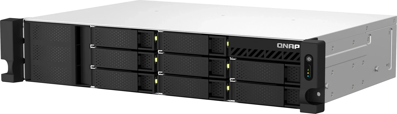 Server NAS QNAP TS-864EU-8G, Rack (2U), 16 GB, iSCSI LUN, HDMI, LAN, Zi
