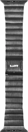 Rrip metalik për Apple Watch LAUT LINK 2.0, 42/44/45/49 mm, i zi