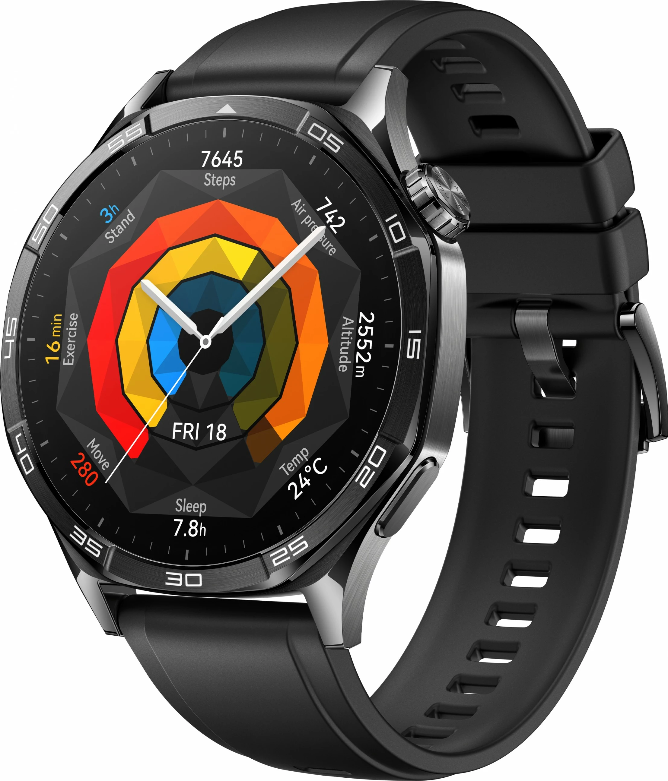 Smartwatch Huawei WATCH GT5 46mm, AMOLED, GPS, e zezë