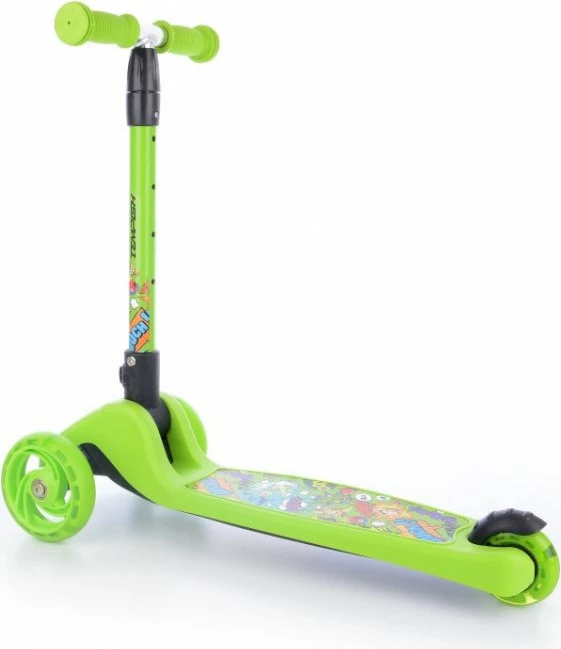 Trotinet për fëmijë Tempish, jeshile dhe rozë