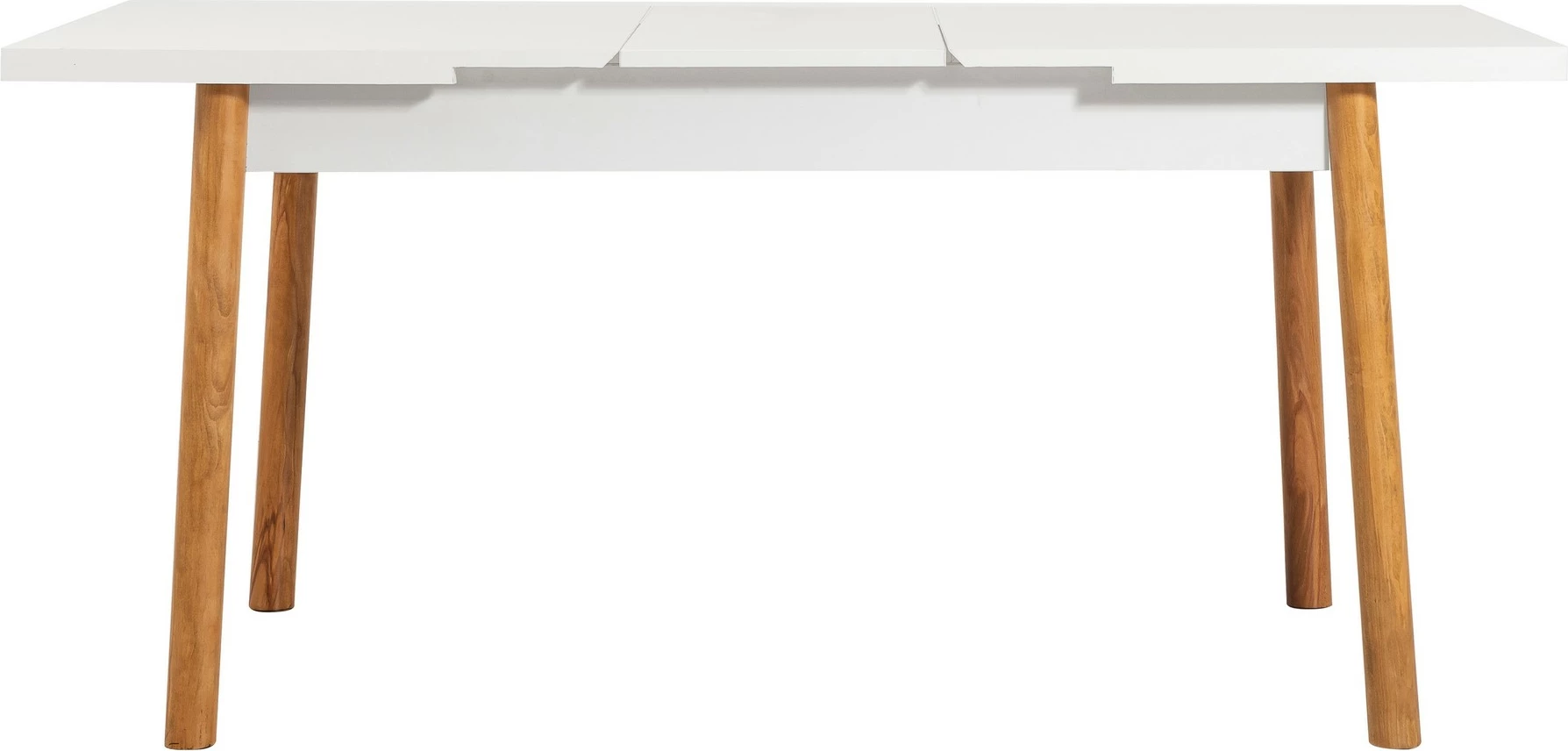 Tavolinë me karrige, set 6 pjesësh, Santiago 1053 - 2 AB, ngjyrë Atlantic Pine, e bardhë, antracit