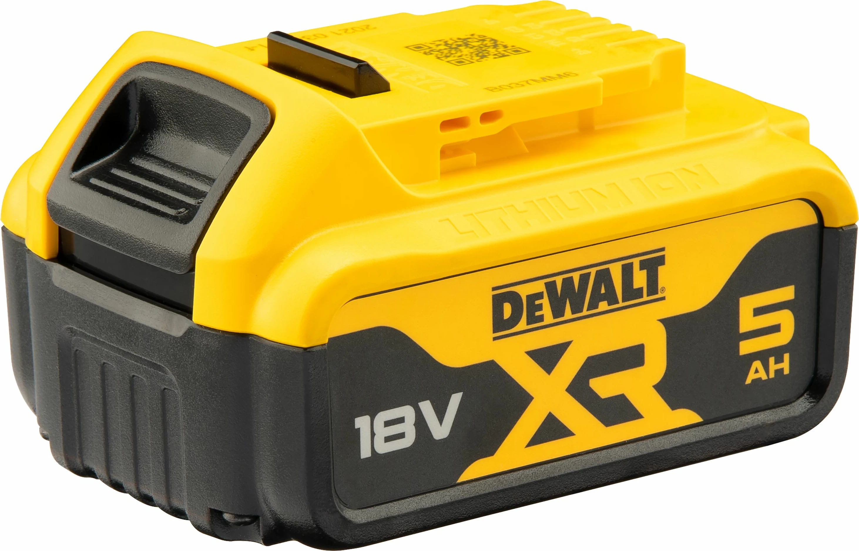 Bateri Li-Ion Dewalt DCB184 18V 5.0Ah XR, verdhë/zezë