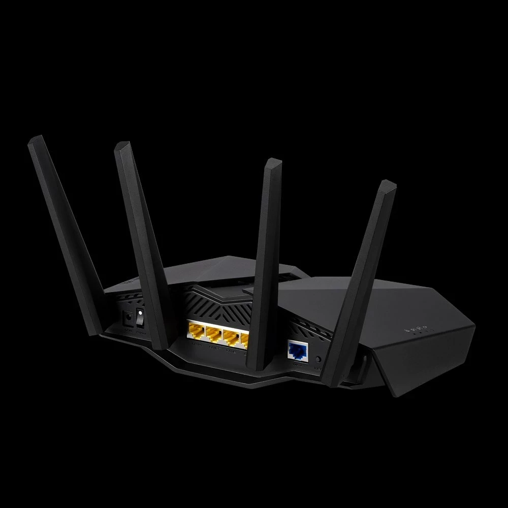 Router ASUS RT-AX82U, wireless, Gigabit Ethernet, Dual-band (2.4 GHz / 5 GHz), i zi