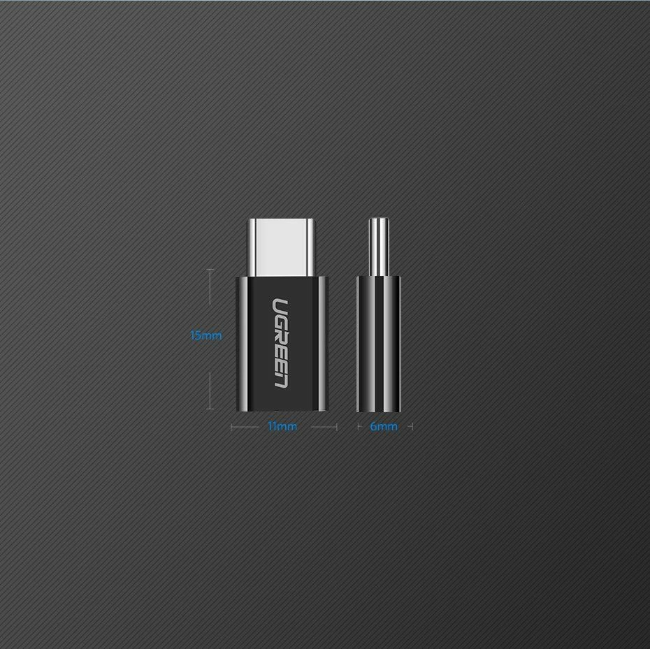 Adapter USB-C–MicroUSB Ugreen USB 3.0, i zi