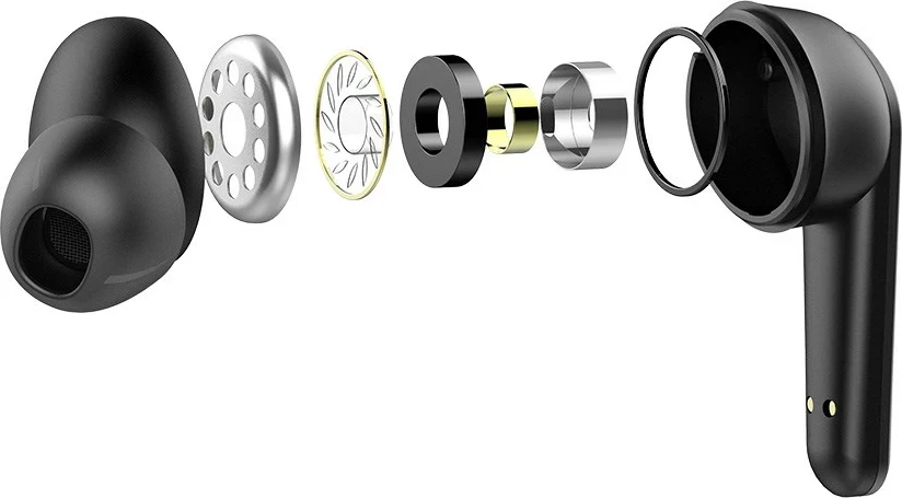 Kufje wireless Bluetooth SAVIO TWS-12, të zeza