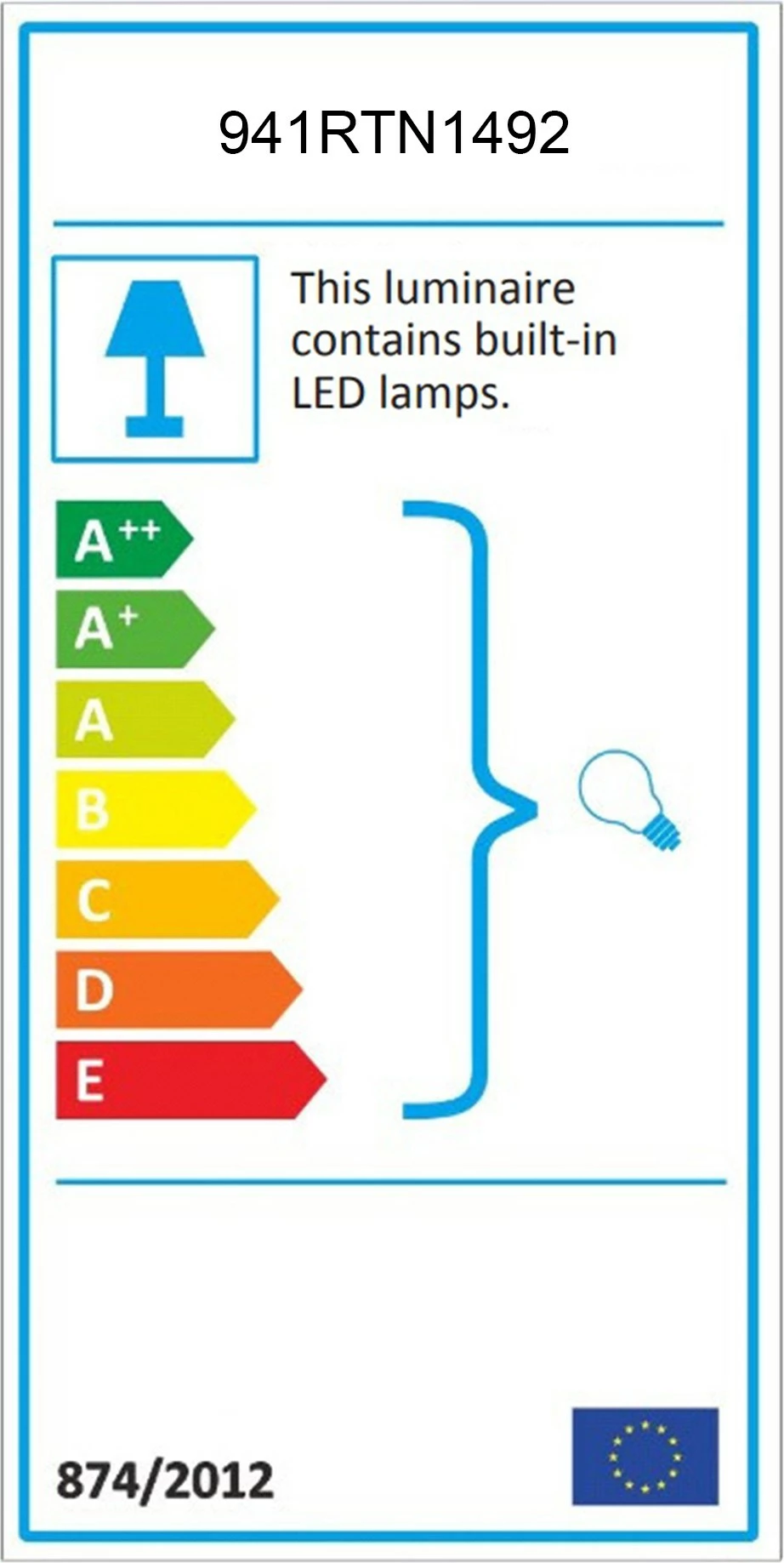 Llambë muri Opviq, Flüt, 50 cm, LED, ngjyrë ari
