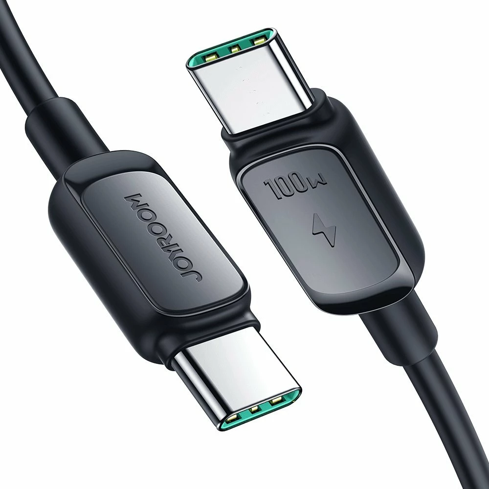 Kabllo USB-C në USB-C Joyroom S-CC100A14 100W 1.2 m, e zezë