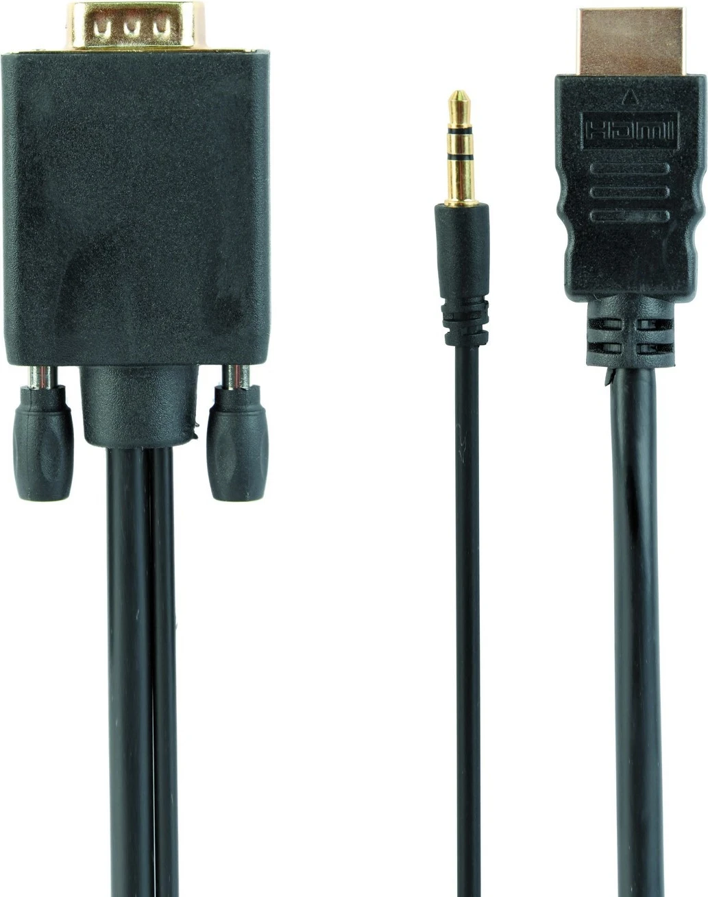 Përshtatës Gembird A-HDMI-VGA-03-6, e zezë 