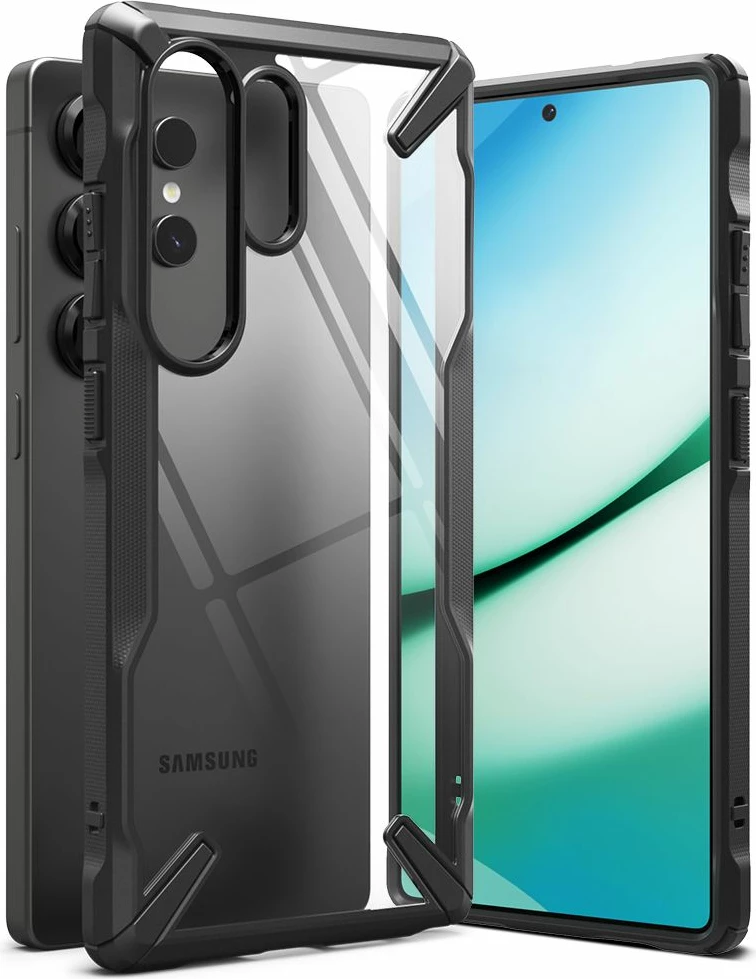 Mbështjellës Ringke Fusion X për Samsung Galaxy S25 Ultra, Zi