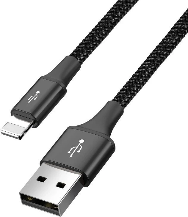 Kabllo Baseus Fast 4w1 2xUSB-C / lightning / Micro 3,5A 1.2m, e zezë