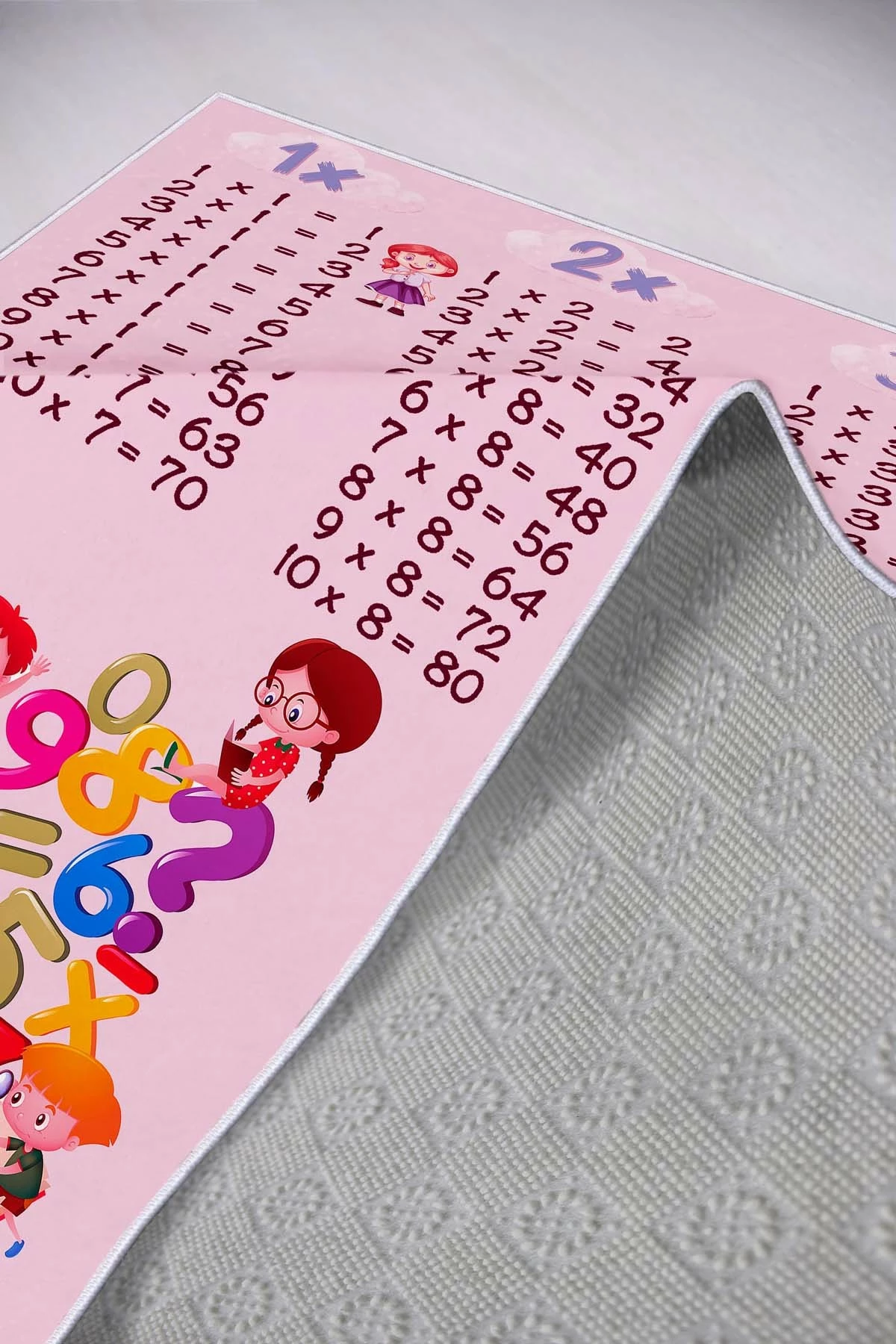 Qilim edukativ shumëngjyrësh, 80x50cm, HMNT466